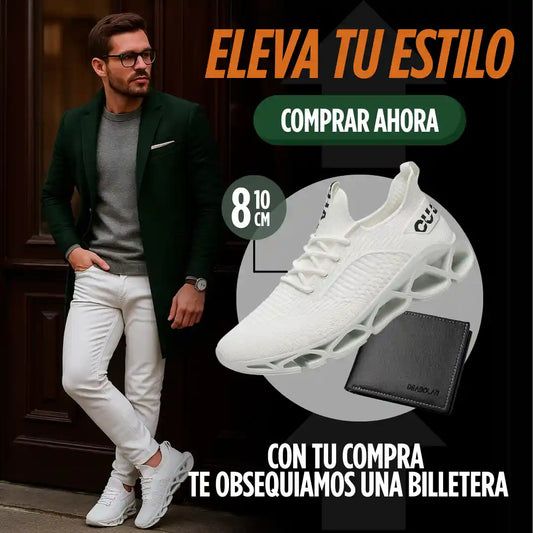 ELEV8 - Zapatillas para aumentar la altura (8cm) + Billetera de obsequio