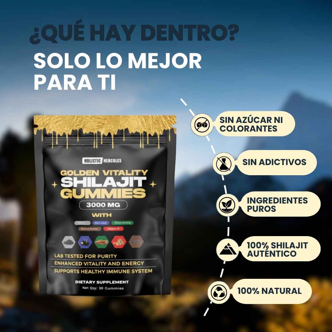 Shilajit Vital Gummies - Energía Ancestral en cada bocado