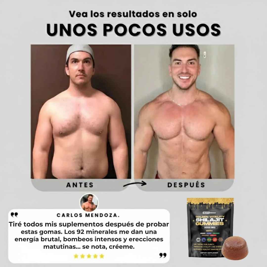 Shilajit Vital Gummies - Energía Ancestral en cada bocado