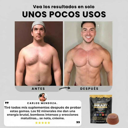 Shilajit Vital Gummies - Energía Ancestral en cada bocado